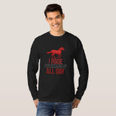 Reiten - Pferdereiten T-Shirt (Vorne ganz)