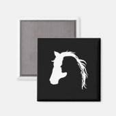 Reiten - Pferdetrainer Reiten Pferdeausflug Equest Magnet (Vorderseite/Rückseite)