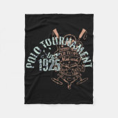 Reiten Polo Riding & amp; Polo Player Reittier Fleecedecke (Vorderseite)