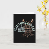 Reiten Polo Riding & amp; Polo Player Reittier Karte (Gelbe Blume)