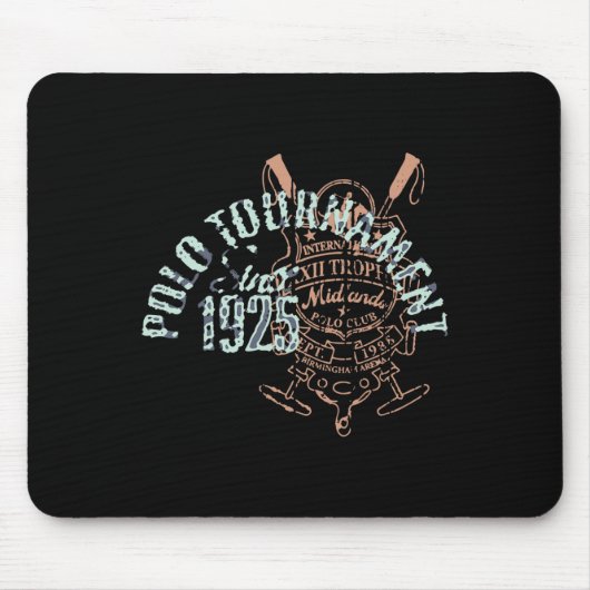 Reiten Polo Riding & amp; Polo Player Reittier Mousepad (Vorne)