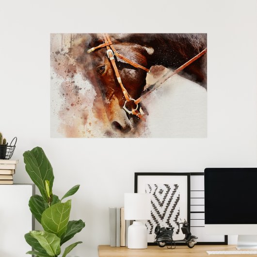 Reiten Poster (Heimbüro)