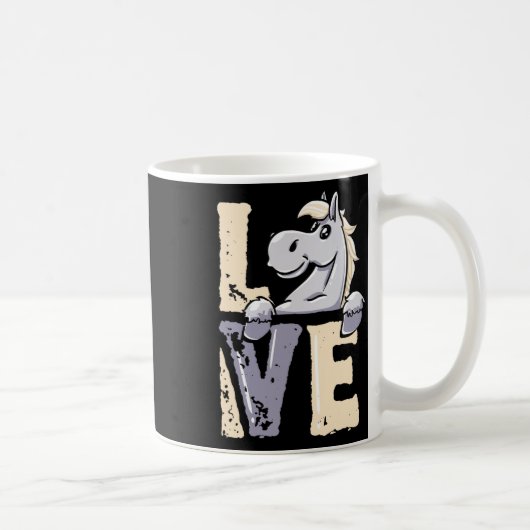 Reiten - Reiten - Liebe Reiten Kaffeetasse (Rechts)