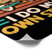 Reiten Reiten Reiten Ich tue meine eigenen Stunts Poster (Ecke)