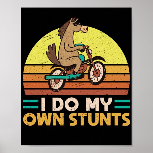 Reiten Reiten Reiten Ich tue meine eigenen Stunts Poster (Vorne)