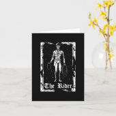 Reiten Reiten - Skelett Tarot Card Karte (Gelbe Blume)