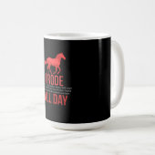 Reiten - Reitgeschenk Kaffeetasse (VorderseiteRechts)