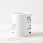 Reiten Reitsport Cartoon Kaffeetasse (Mittel)