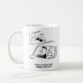 Reiten Reitsport Cartoon Kaffeetasse (Links)