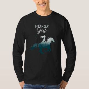Reiten Reitsport für Pferdemädchen und Frauen Equ T-Shirt