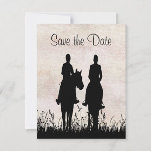 Reiten Reitsport Hochzeit Save the Date