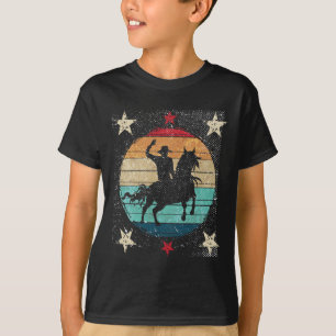 Reiten Retro Reitsport Western Reiten T-Shirt