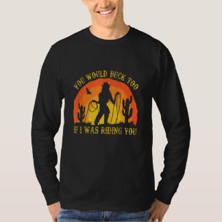 Reiten Rodeo Cowgirl Pferde Retro Sexy Cowgirls Sp T-Shirt