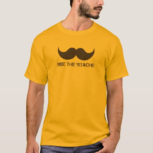 Reiten Sie das 'Stache T-Shirt (Vorderseite)