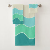 Reiten Sie das Waves Bath Handtuch Set (Insitu)