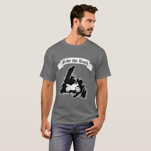 Reiten Sie den Felsen T-Shirt (Vorne ganz)