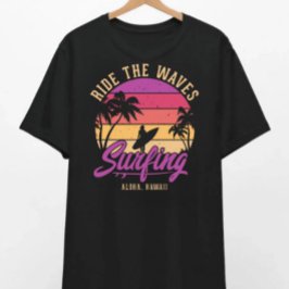 Reiten Sie den Waves Surfing T - Shirt