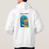 Reiten Sie die Friedenswelle Hoodie (Rückseite)