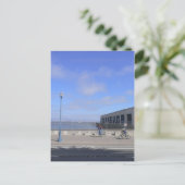 Reiten Sie ein Fahrrad entlang von Piers... Postkarte (Stehend Vorderseite)