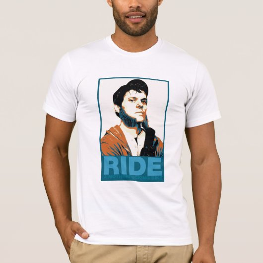 Reiten Sie ein MF-Fahrrad T-Shirt (Vorderseite)