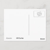 Reiten Sie eine Welle! Postkarte (Rückseite)