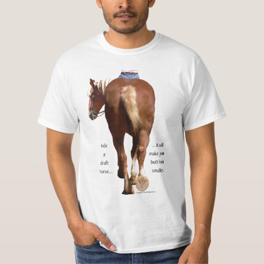 Reiten Sie einen Belgier T-Shirt (Vorderseite)