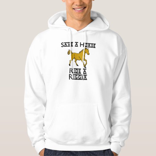 reiten Sie einen Rigger Hoodie (Vorderseite)