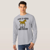 reiten Sie einen Zuhauseerbauer T-Shirt (Vorne ganz)