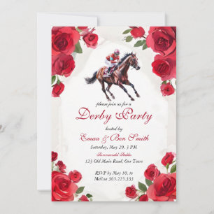 Reiten Sie für die Rosen Kentucky Derby Einladungs Einladung