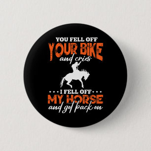 Reiten Sie Ihr Fahrrad abgeschnitten, ich bin von  Button