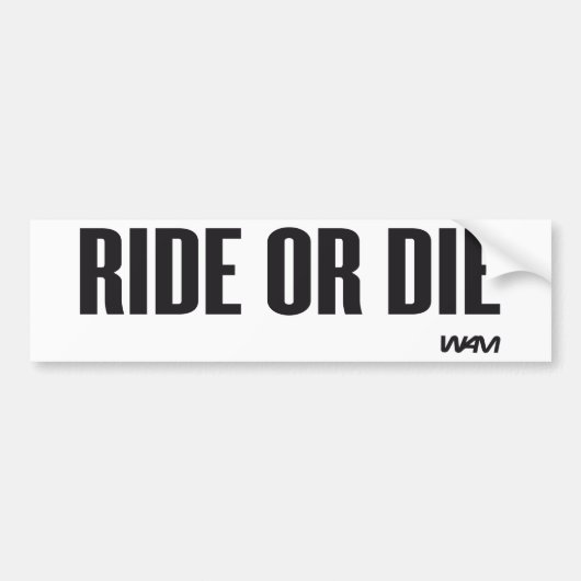 REITEN SIE ODER DIE AUTOAUFKLEBER (Vorne)