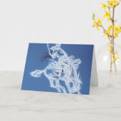 reiten Sie sie Karte (Gelbe Blume)