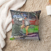 Reiten - Skateboarder-Design für Cartoon Kissen (Decke)