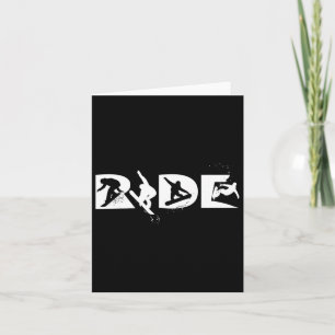 Reiten Snowboarden Funny Snowboard Snowboarder Ges Karte