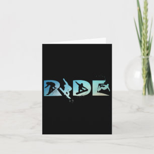 Reiten Snowboarden Funny Snowboard Snowboarder Ges Karte