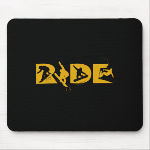 Reiten Snowboarden Funny Snowboard Snowboarder Ges Mousepad