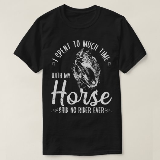 Reiten T-Shirt (Design vorne)