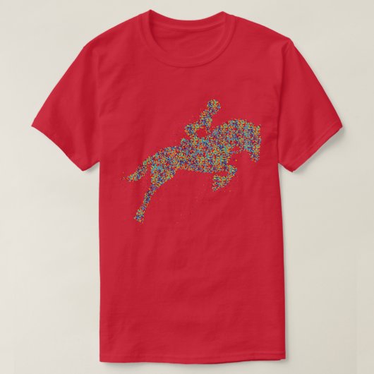 Reiten T-Shirt (Design vorne)