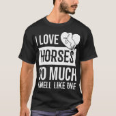 Reiten T-Shirt (Vorderseite)