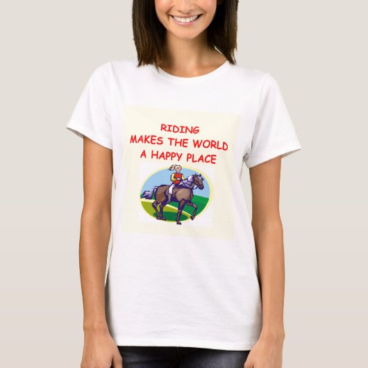 Reiten T-Shirt (Vorderseite)