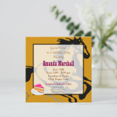 Reiten und Geburtstagsparty Einladung (Stehend Vorderseite)