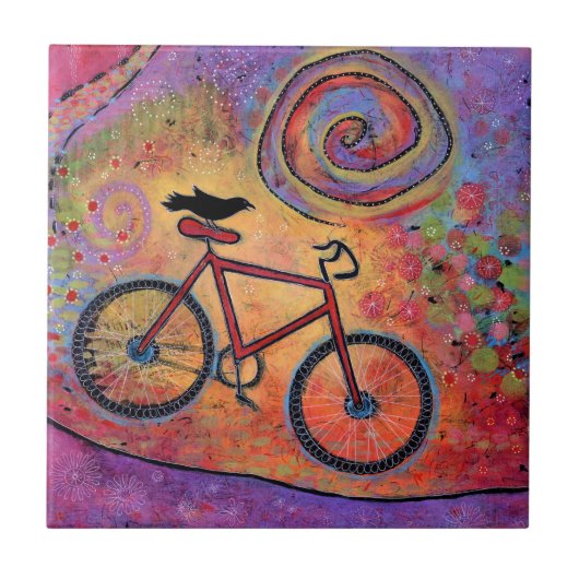 Reiten und Reiten Fliese (Vorderseite)