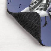 Reiten Violinist Navy-Maus-Pad Mousepad (Ecke)