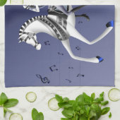 Reiten Violinist Navy Teetücher Geschirrtuch (Gefaltet)