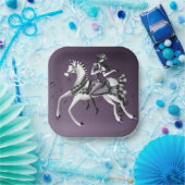 Reiten Violinist Paper Plate Pappteller (Party)