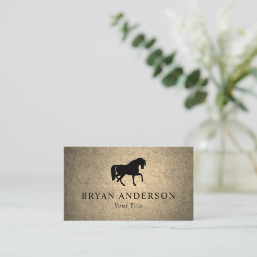 Reiten Visitenkarte (Stehend Vorderseite)