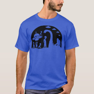 Reiten von Loch Ness Monster mit s T-Shirt