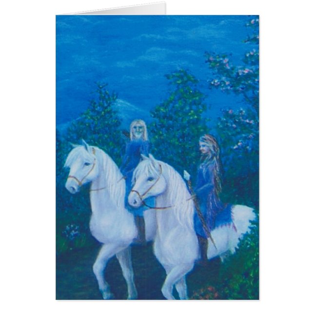 Reiten während des Holzes (Vorne)