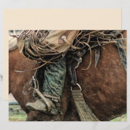 Reiten Western Rodeo Cowboy