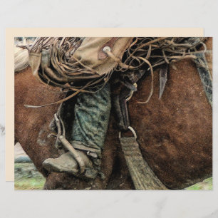 Reiten Western Rodeo Cowboy